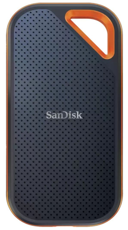 Портативный SSD-накопитель SanDisk Extreme Pro Portable V2, 2 ТБ, черный
