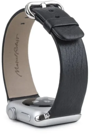 Ремешок Marcel Robert для Apple Watch 38/40 мм, теленок, черный