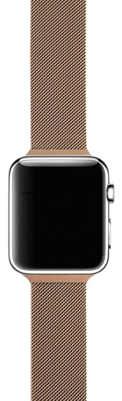 Ремешок миланская петля moonfish для Apple Watch – 42/44/45/49 мм, золотой