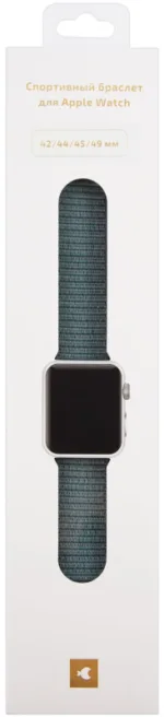 Ремешок moonfish для Apple Watch 42/44/45/46/49 мм, нейлон, светло-бирюзовый