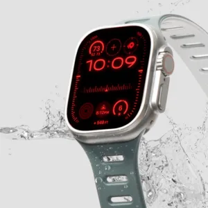 Ремешок Native Union Active Strap для Apple Watch 42/44/45/49 мм, L, силикон, зеленый+серый