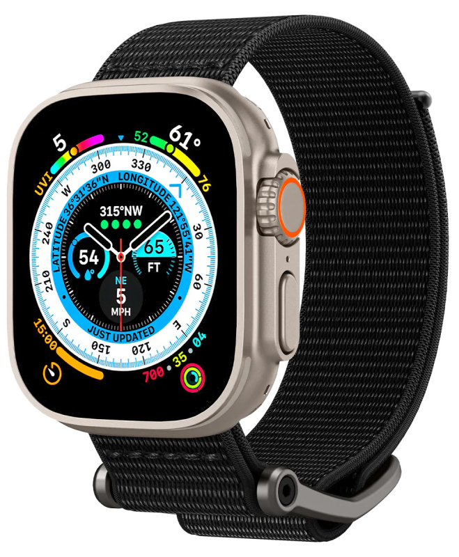 Ремешок Spigen DuraPro Flex Band для Apple Watch 42/44/45/49 mm, черный