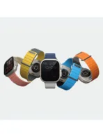 Ремешок Uniq Revix Evo для Apple Watch 38/41 мм, силикон, голубой/белый