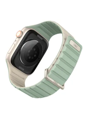 Ремешок Uniq Revix Evo для Apple Watch 38/41 мм, силикон, мятный/белый