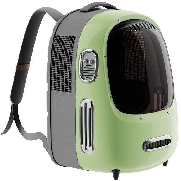 Рюкзак-переноска Petkit Breezy v2.0 для кошек и собак, зеленый