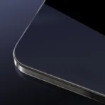 Сапфировая защита для экрана iPhone 15 Pro, прозрачный, с черной рамкой