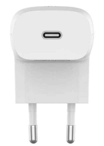 Сетевое зарядное устройство Belkin BoostCharge Wall Charger USB-C, 20 Вт, белый