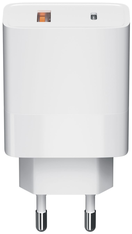 Сетевое зарядное устройство moonfish USB-A + USB-C, PD, 30 Вт, белый