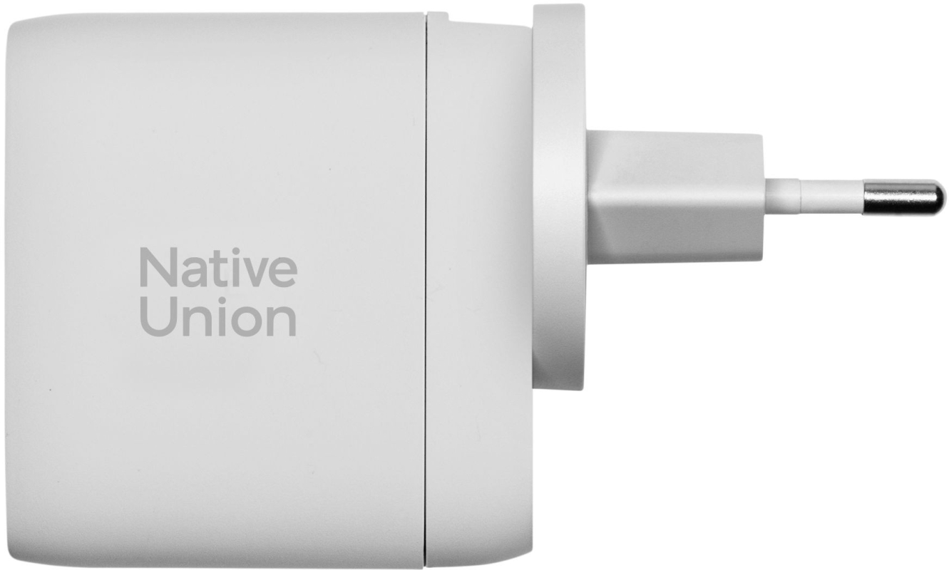 Сетевое зарядное устройство Native Union Fast GaN Charger 2хUSB-C+USB-А, PD, 67Вт, белый