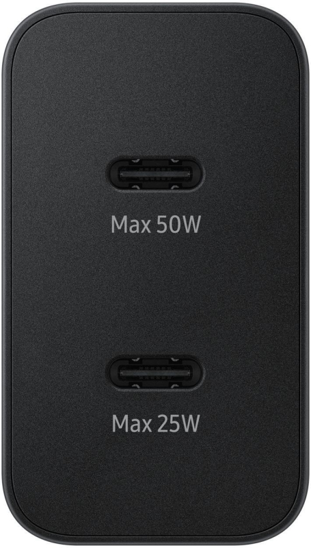 Сетевое зарядное устройство Samsung T5020 50Вт Double Type-C черное