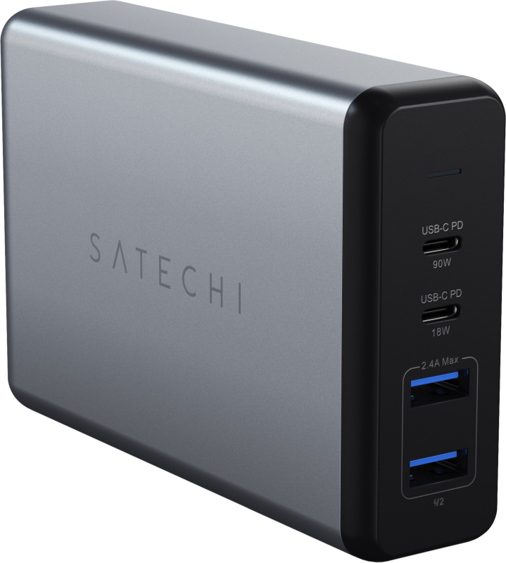 Сетевое зарядное устройство Satechi Type-C, PD, 108 Вт, «серый космос»