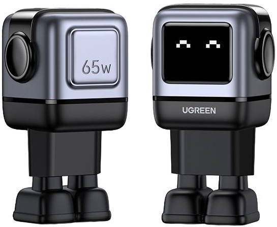 Сетевое зарядное устройство UGREEN CD361 Nexode 2хUSB-C + USB-A, 65Вт, PD, GaN, серый