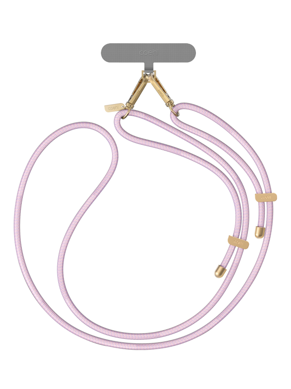 Шнурок на шею Uniq Coehl Laurel Lanyard, светло-розовый