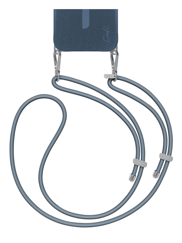 Шнурок на шею Uniq Laurel Lanyard, серо-голубой