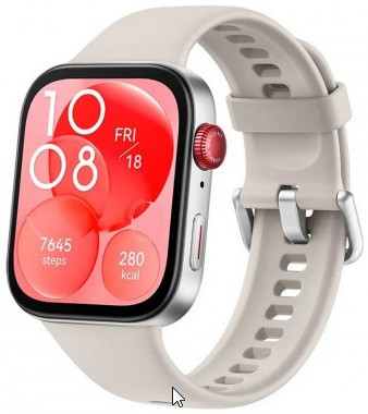 Смарт-часы Huawei Watch FIT 3, белая кожа