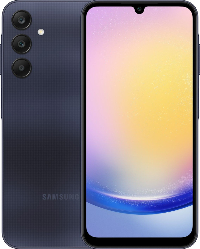 Смартфон Samsung Galaxy A25 128 ГБ, Темно-синий
