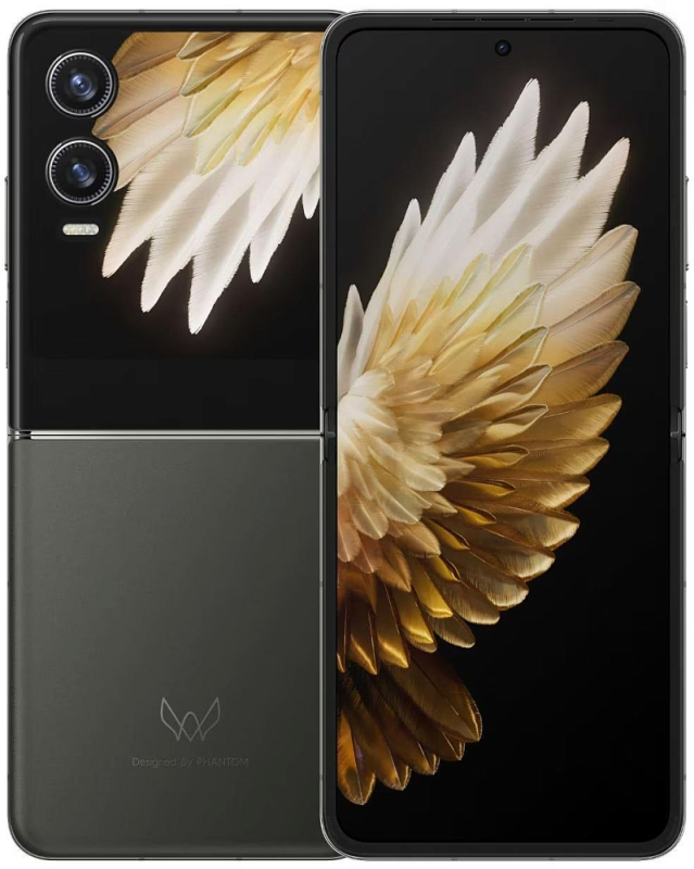 Смартфон Tecno Phantom V Flip2 5G 256/8 ГБ, серый