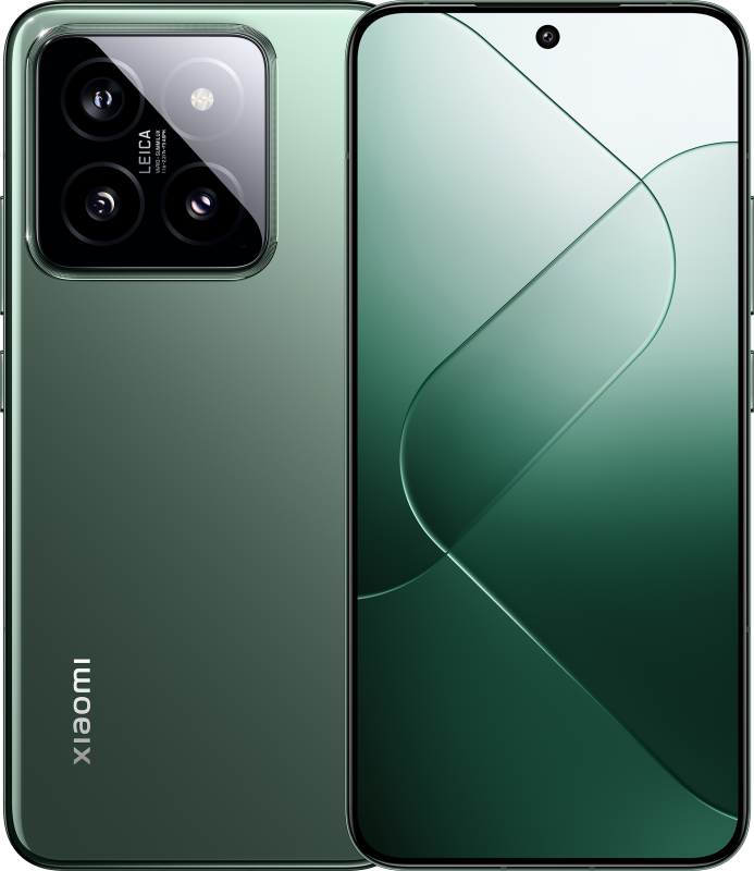 Смартфон Xiaomi 14 256/12 ГБ зелёный нефрит