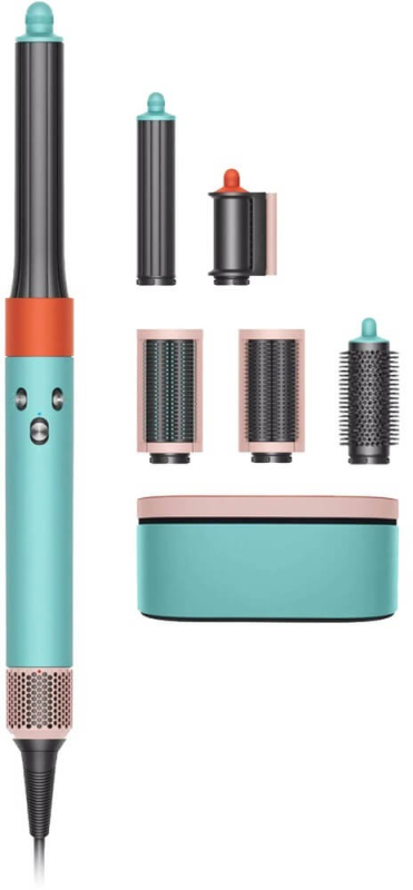 Стайлер Dyson Airwrap HS05 Complete Long, голубой+оранжевый
