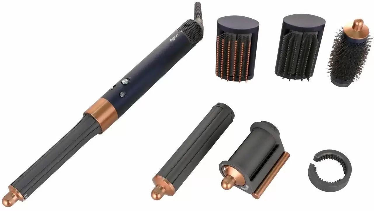 Стайлер Dyson Airwrap HS05 Complete Long, синий+медь