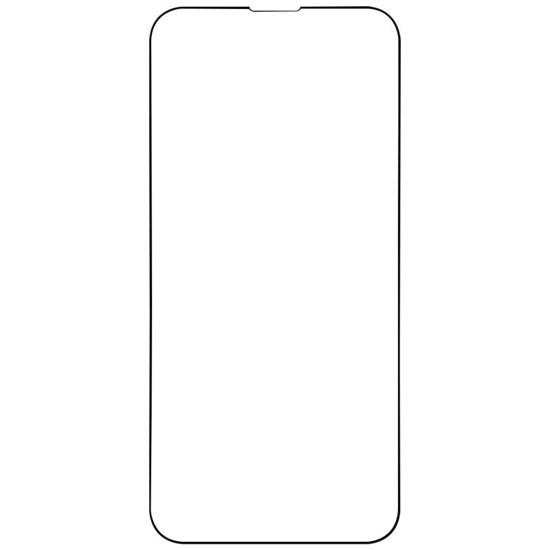 Стекло защитное moonfish для iPhone 14 Plus алюмосиликатное, Full Screen, FULL GLUE, черный