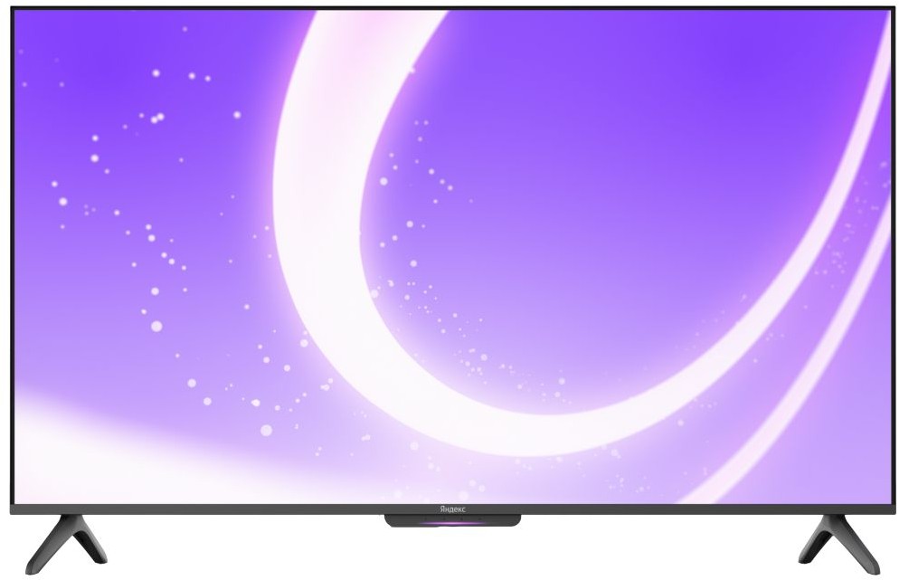 Телевизор Яндекс с Алисой 55″ UHD, черный