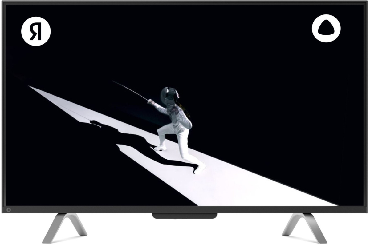 Телевизор Яндекс ТВ Станция с Алисой 43″ 4K UHD, черный