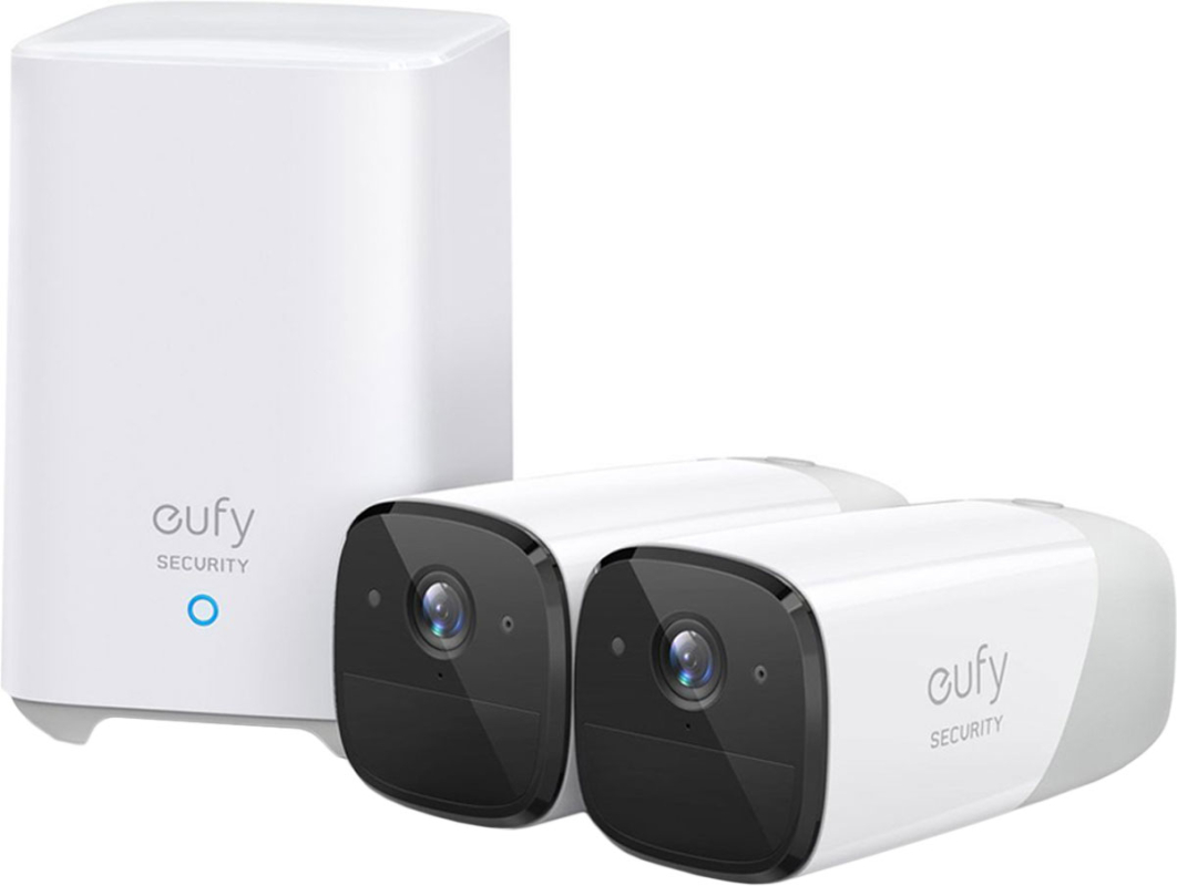 Умная система видеонаблюдения из 2 IP-камер Anker EufyCam 2 Pro 2+1kit 2K, белый