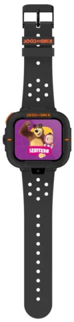 Умные часы Elari KidPhone “Маша и Медведь”, черный