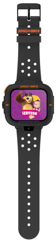 Умные часы Elari KidPhone “Маша и Медведь”, черный