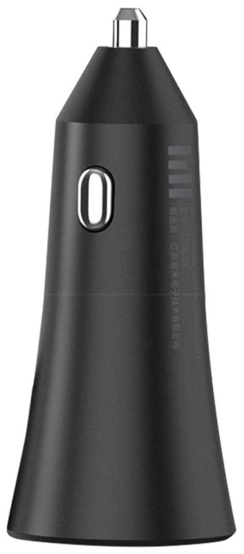 Устройство зарядное автомобильное Xiaomi 37 Вт, 2 USB порта, черный