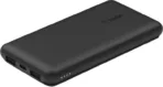 Внешний аккумулятор Belkin + кабель USB-A – USB-C, 10000мАч, черный