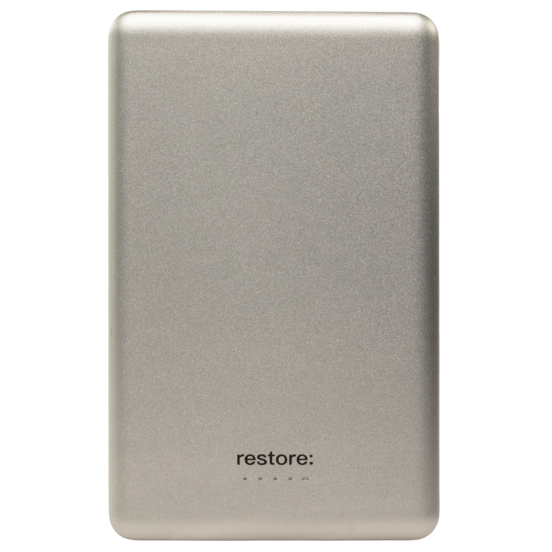 Внешний аккумулятор restore: hello, world! Magsafe, 5000 mAh, титановый
