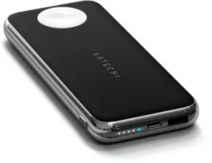 Внешний аккумулятор с функцией БЗУ Satechi Quatro Wireless Power Bank 10000 мАч, серый космос