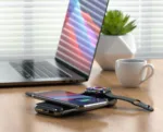 Внешний аккумулятор с функцией БЗУ Satechi Quatro Wireless Power Bank 10000 мАч, серый космос