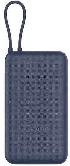 Внешний аккумулятор Xiaomi 20000 mAh с кабелем, синий