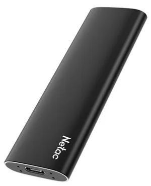 Внешний SSD Netac Z SLIM, 1 ТБ, черный