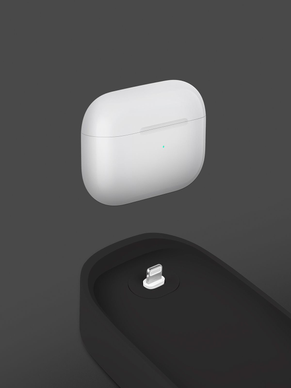 Зарядная станция Uniq Nova для Apple Magic Mouse, темно-серый