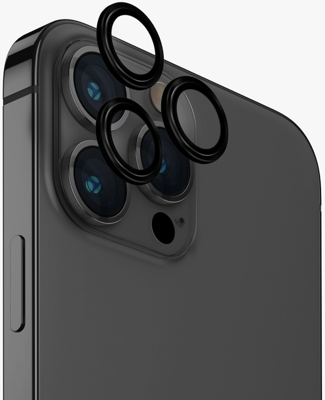 Защита линз Uniq Optix для iPhone 15 Pro Max, черный