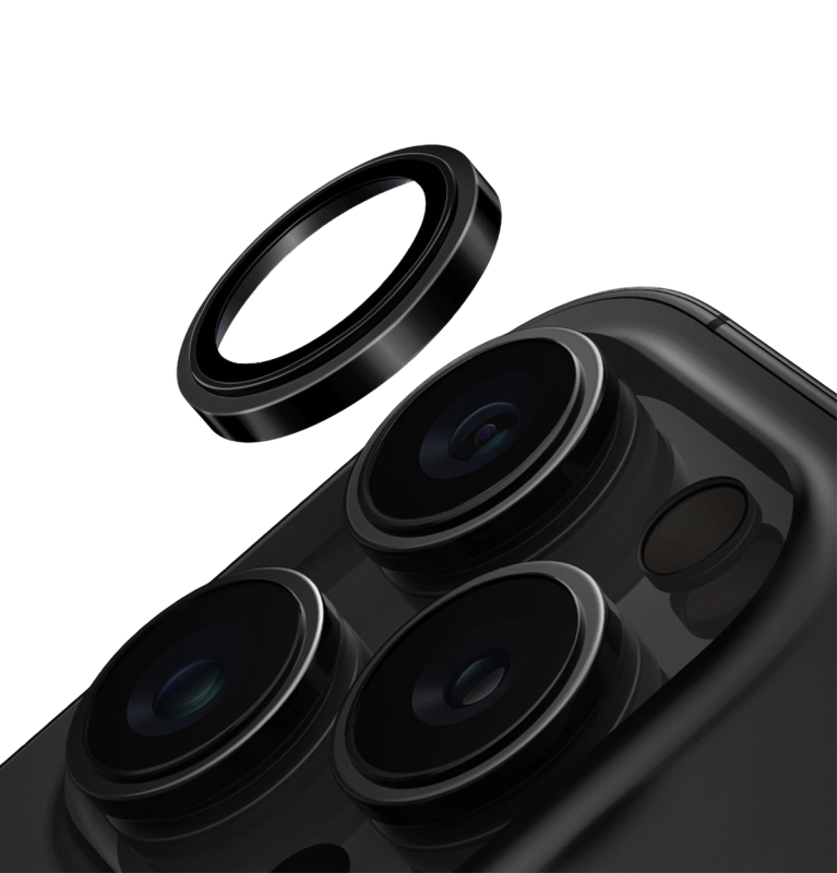 Защита линз Uniq Optix Prime для iPhone 16 Pro/16 Pro Max, черный