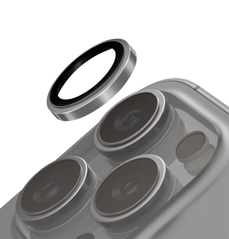 Защита линз Uniq Optix Prime для iPhone 16 Pro/16 Pro Max, серый
