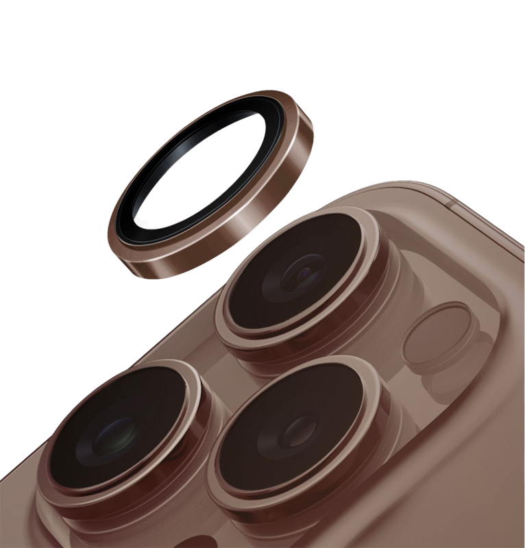 Защита линз Uniq Optix Prime для iPhone 16 Pro/16 Pro Max, золотой