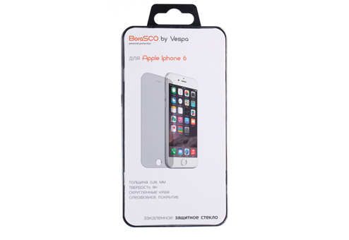 Защитное стекло BoraSCO 0,26 мм для iPhone 6